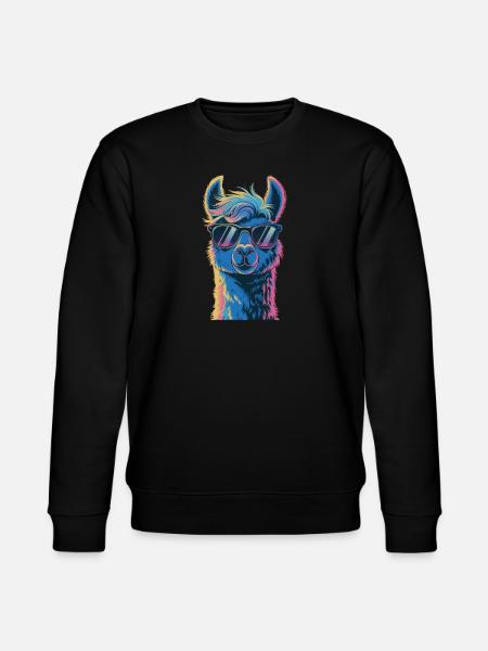 Alpaka Llama - Stanley/Stella Unisex Bio-Sweatshirt CHANGER - Schwarz
