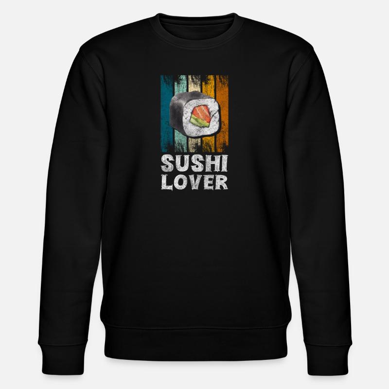 Sushi Mignon Kawaii Nourriture préférée - Sweat bio CHANGER Stanley/Stella Unisexe - noir