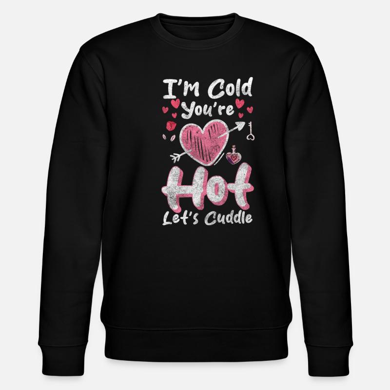 Relationship Affection Romantic - Stanley/Stella CHANGER Unisex Organic Sweatshirt - black