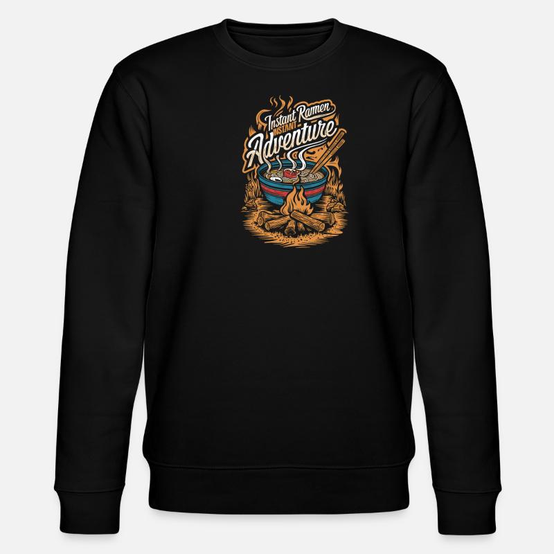 Camping Ramen Lovers - Stanley/Stella Unisex Bio-Sweatshirt CHANGER  - Schwarz