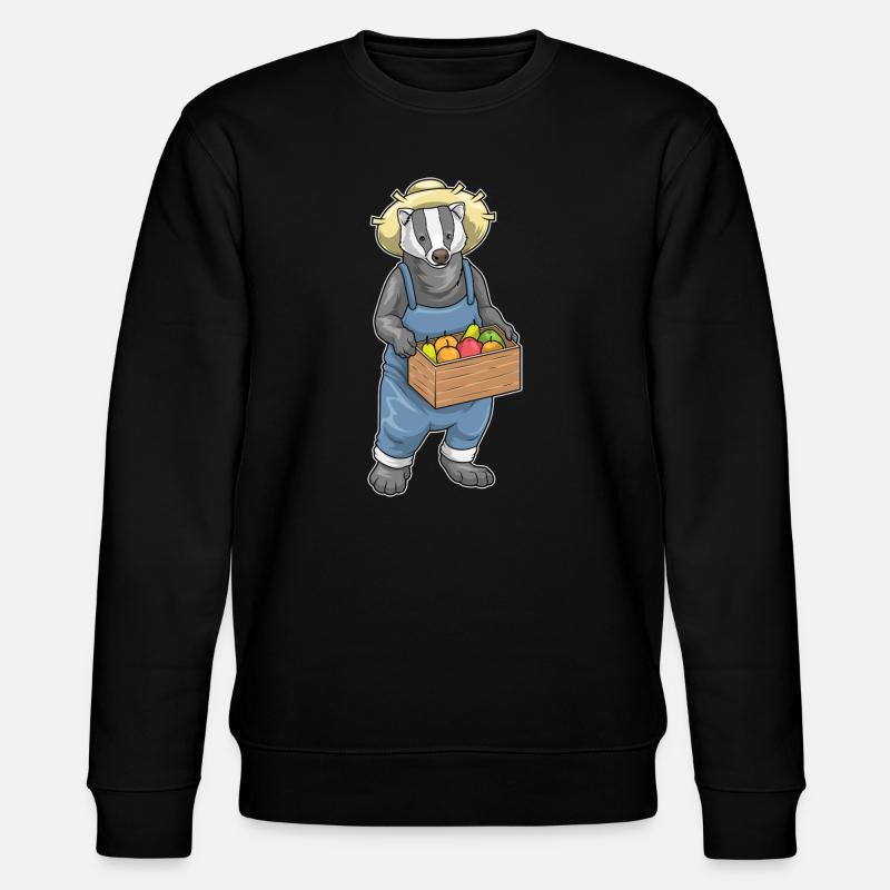 Badger Farmer Fruit - Sweat bio CHANGER Stanley/Stella Unisexe - noir