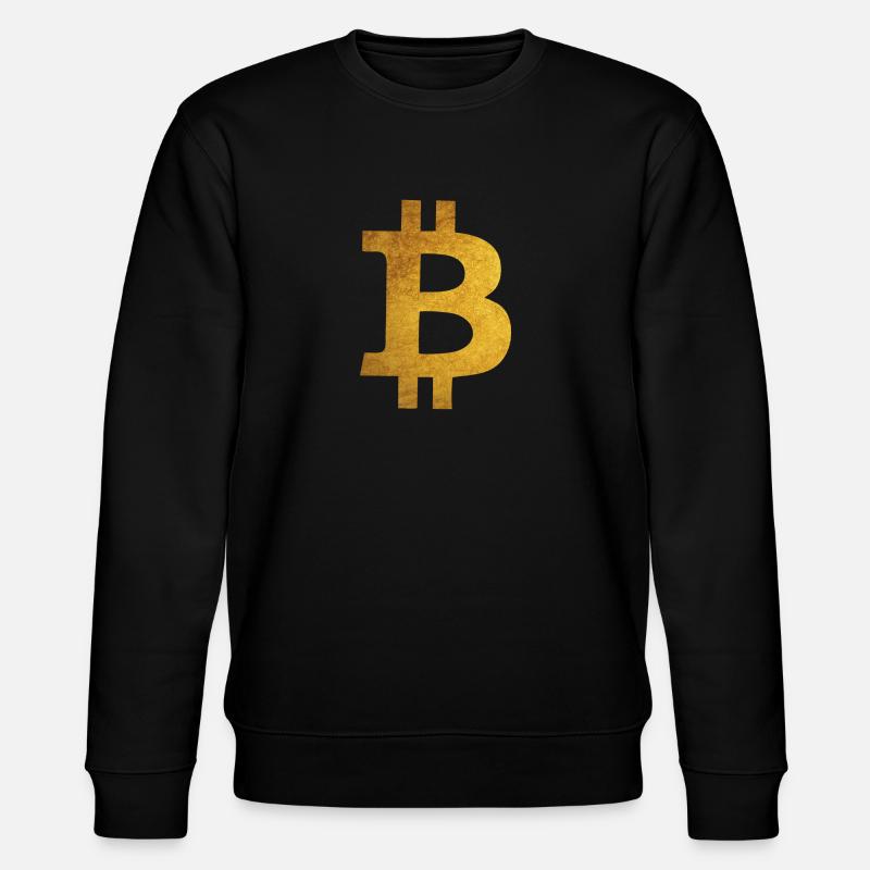 Gold Bitcoin - Stanley/Stella Unisex Bio-Sweatshirt CHANGER  - Schwarz