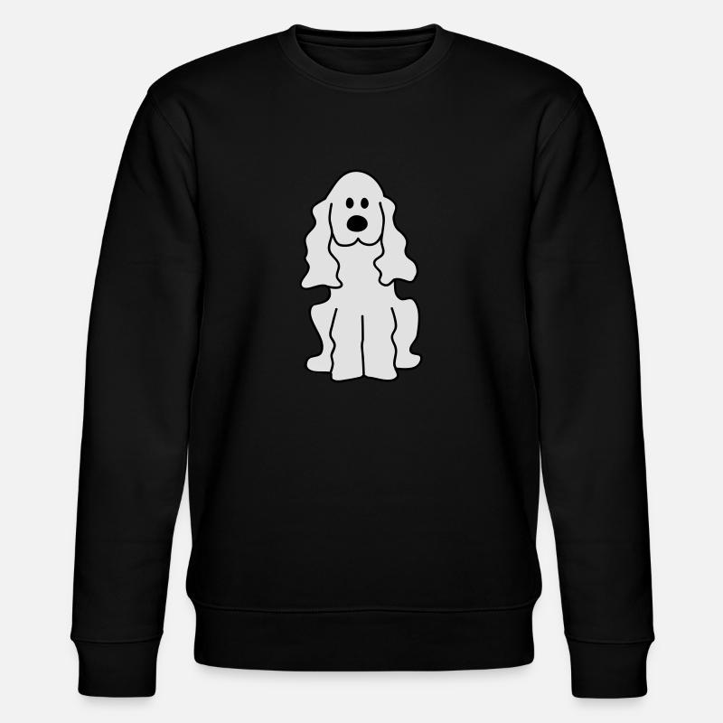 Cocker Spaniel - Stanley/Stella CHANGER Unisex Organic Sweatshirt - black