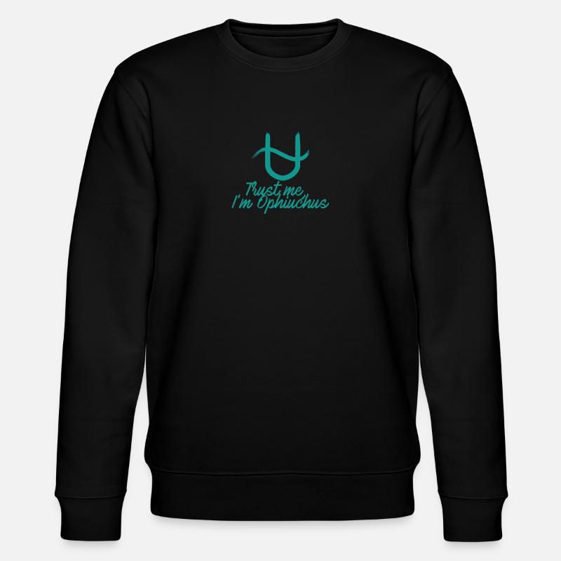 Sternzeichen Schlangenträger / Zodiac Ophiuchus - Stanley/Stella Unisex Bio-Sweatshirt CHANGER  - Schwarz