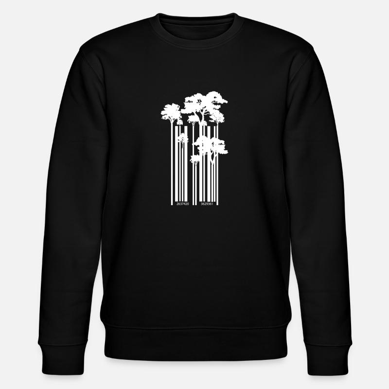 Barcode - Stanley/Stella Unisex Bio-Sweatshirt CHANGER  - Schwarz