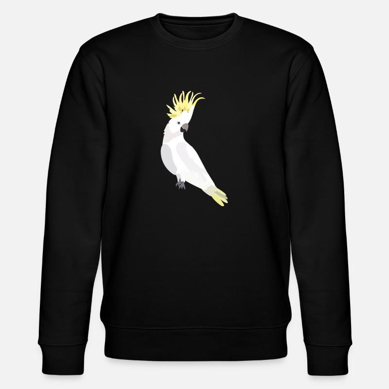 Perroquet cacatoès blanc - Sweat bio CHANGER Stanley/Stella Unisexe - noir