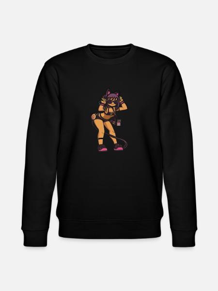 Cat Cosplay - Stanley/Stella CHANGER Unisex Organic Sweatshirt - black