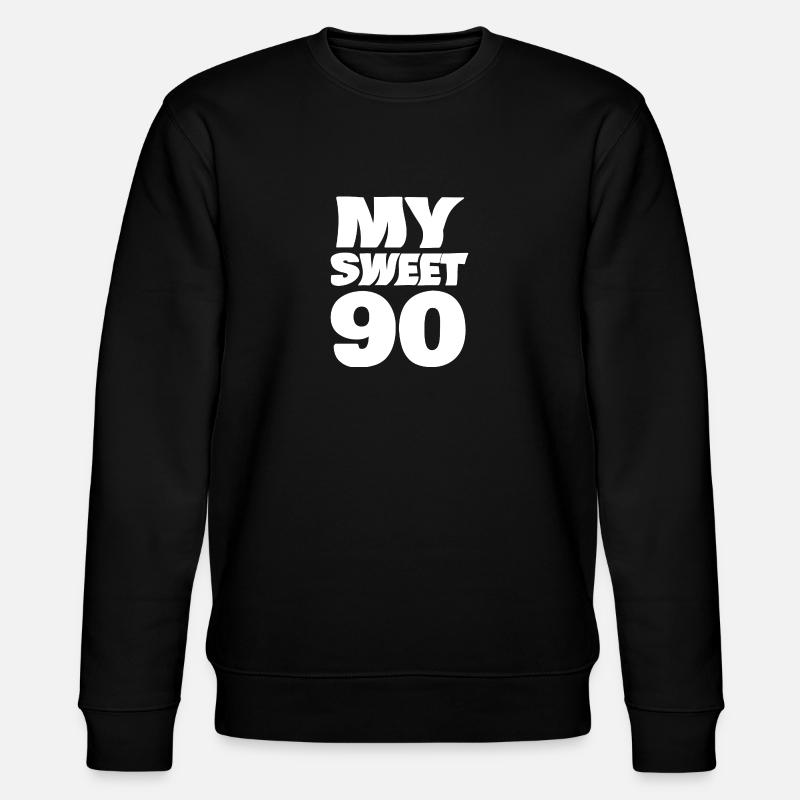 Alter 90 - Stanley/Stella Unisex Bio-Sweatshirt CHANGER  - Schwarz