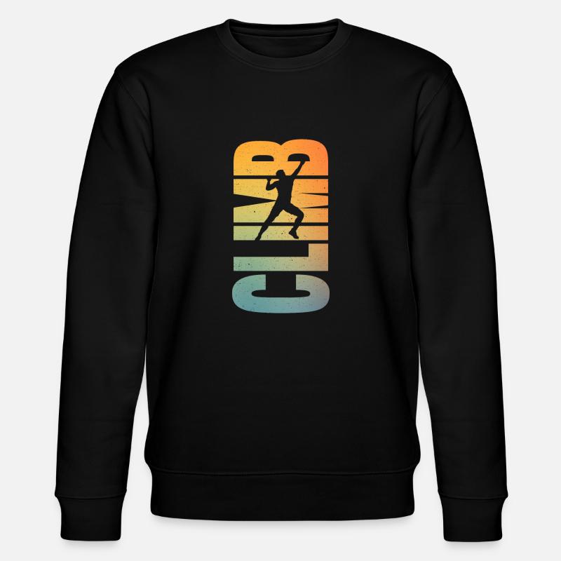 Escalade Boulder Alpinistes Bloc - Sweat bio CHANGER Stanley/Stella Unisexe - noir