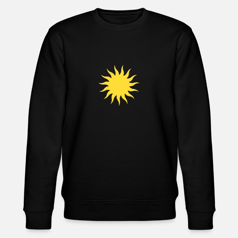 Sonne - Stanley/Stella Unisex Bio-Sweatshirt CHANGER  - Schwarz