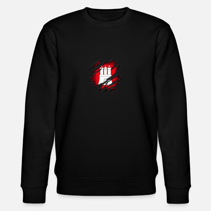 Hambourg en moi - Sweat bio CHANGER Stanley/Stella Unisexe - noir