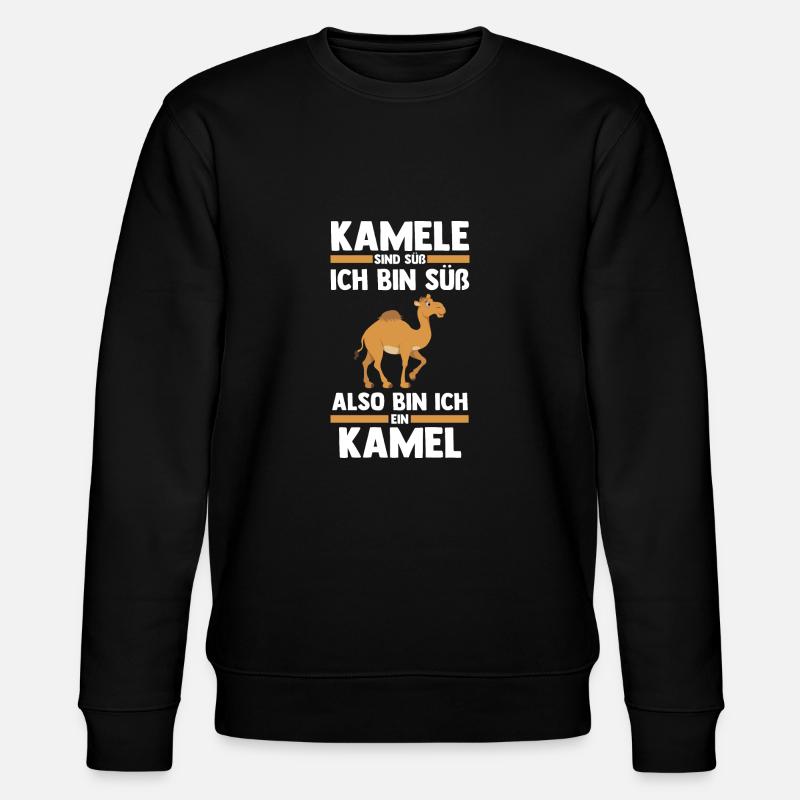 Kamel - Stanley/Stella Unisex Bio-Sweatshirt CHANGER  - Schwarz