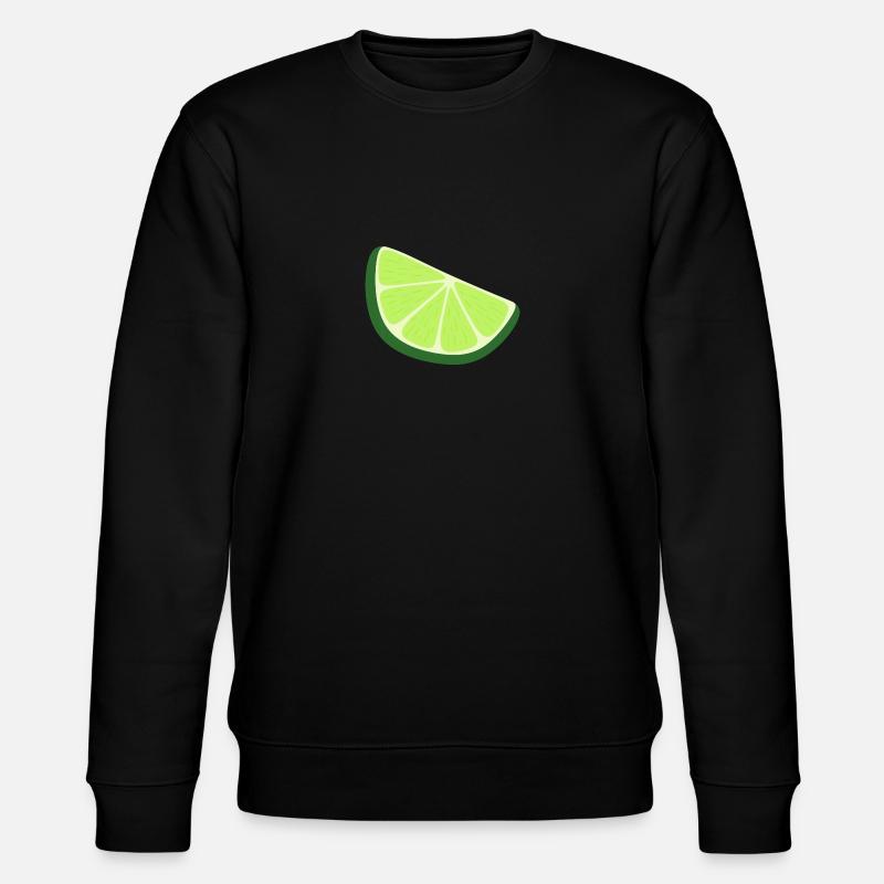 tranche de citron vert - Sweat bio CHANGER Stanley/Stella Unisexe - noir