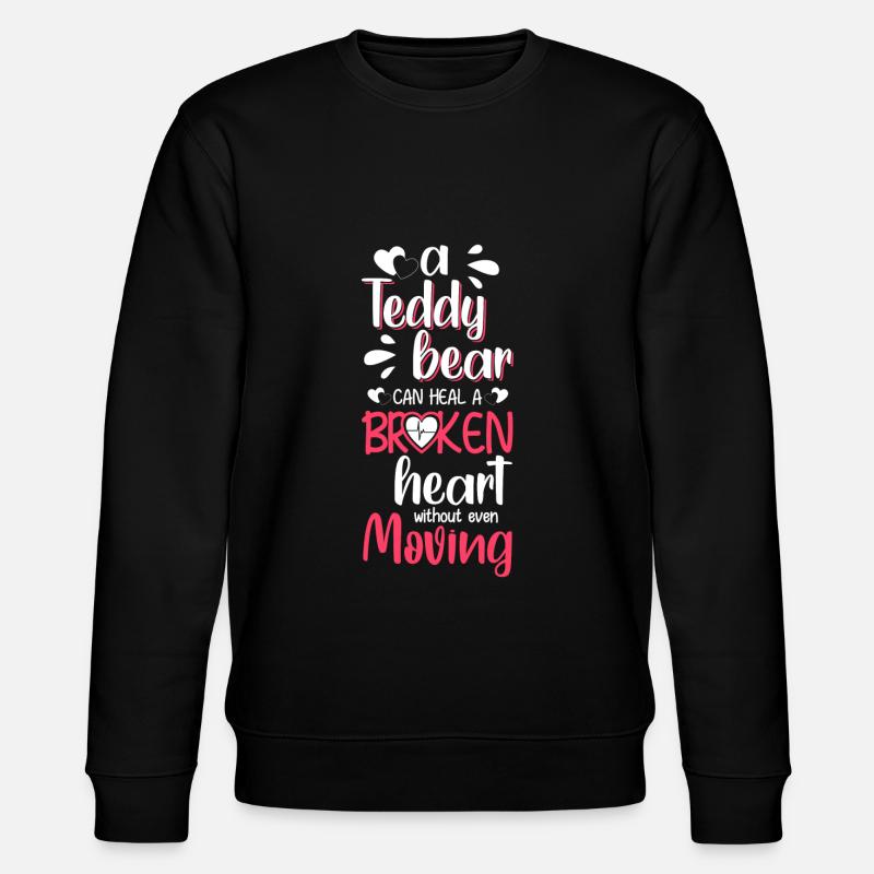 Jouets d’enfance d’ours - Sweat bio CHANGER Stanley/Stella Unisexe - noir