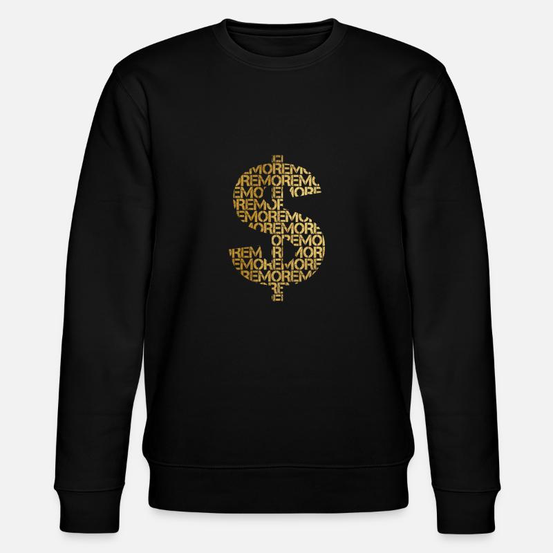 Dollar - Stanley/Stella Unisex Bio-Sweatshirt CHANGER  - Schwarz