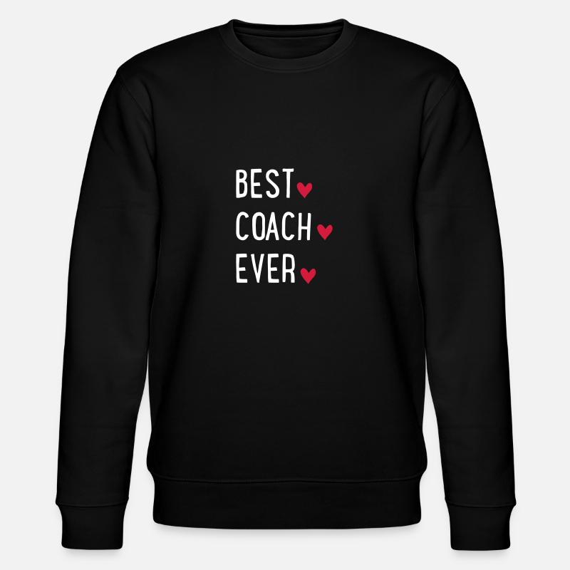 Best Coach ever - Stanley/Stella Unisex Bio-Sweatshirt CHANGER  - Schwarz