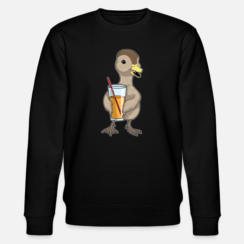 Ente Saft - Stanley/Stella Unisex Bio-Sweatshirt CHANGER  - Schwarz