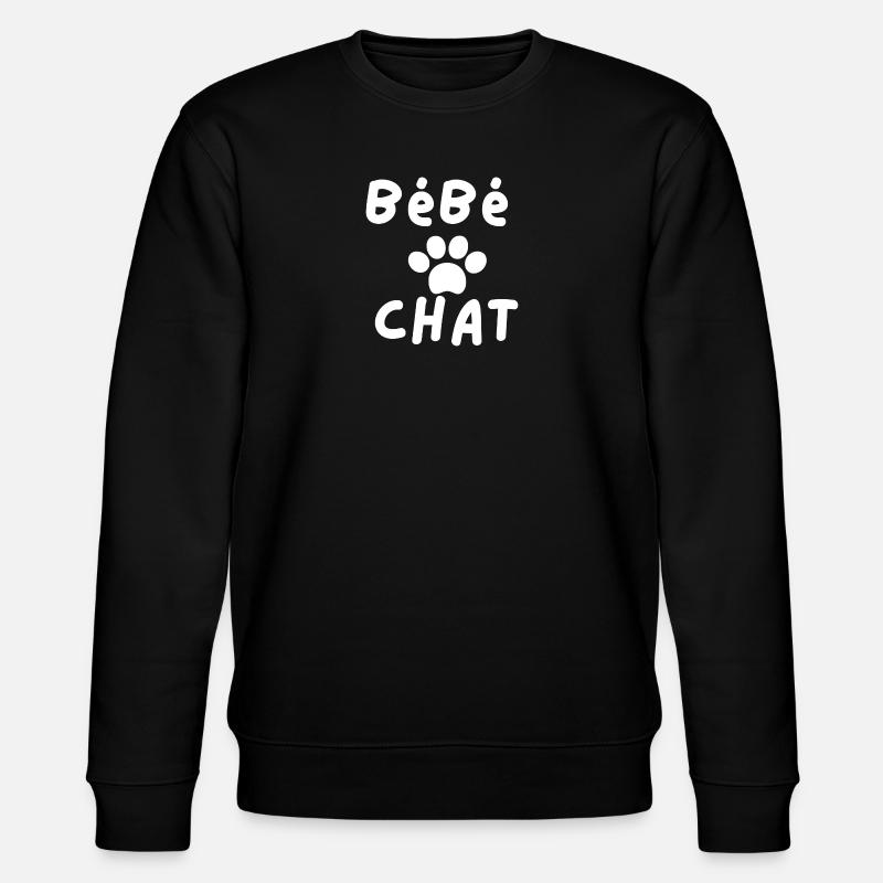 Bébé chat - Sweat bio CHANGER Stanley/Stella Unisexe - noir