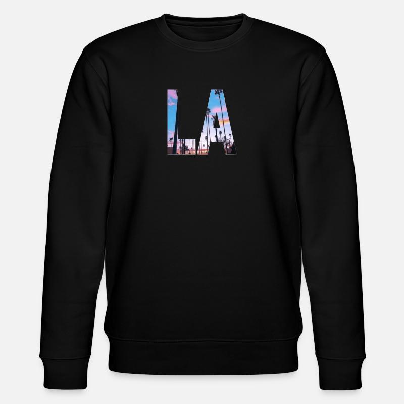 LA - Los Angeles - Stanley/Stella Unisex Bio-Sweatshirt CHANGER  - Schwarz