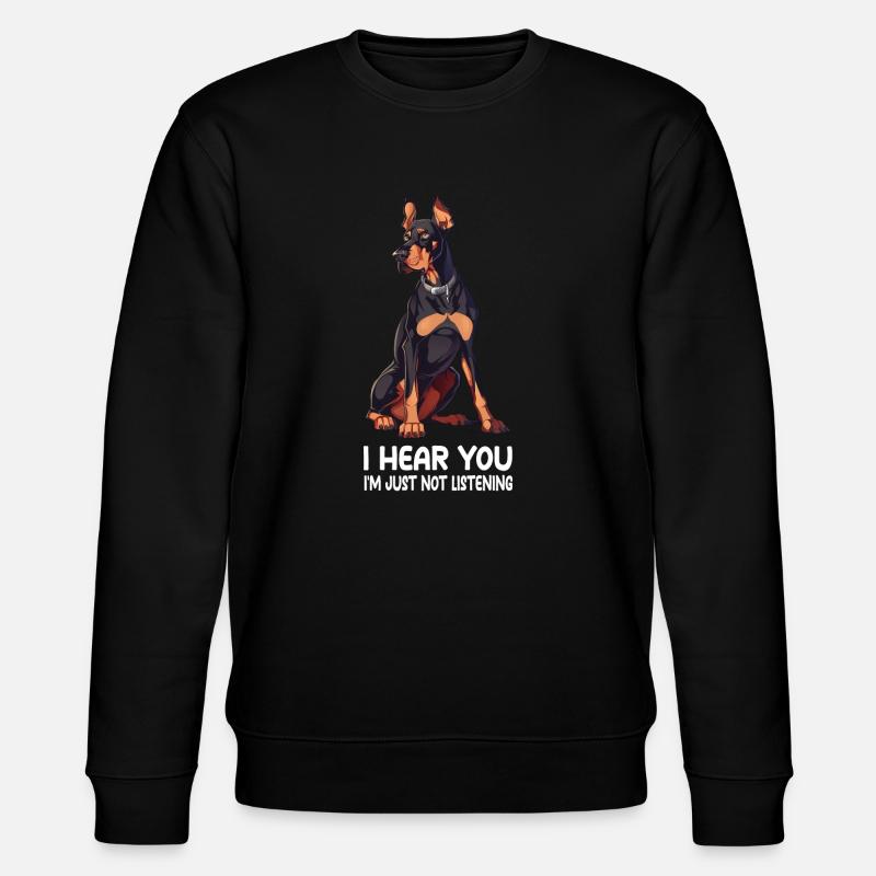 Doberman - Sweat bio CHANGER Stanley/Stella Unisexe - noir