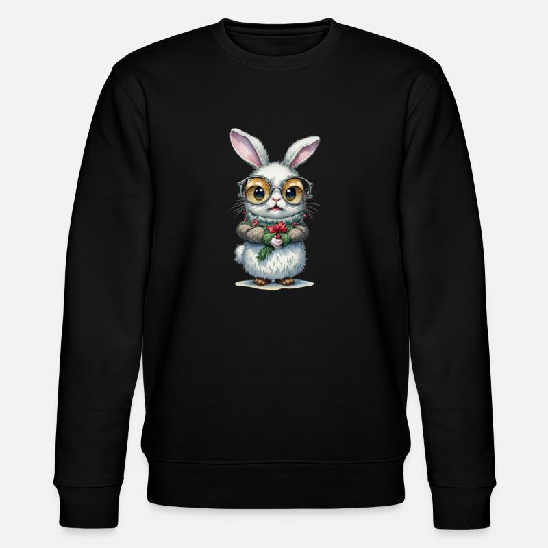 Lapin de Noël - Sweat bio CHANGER Stanley/Stella Unisexe - noir