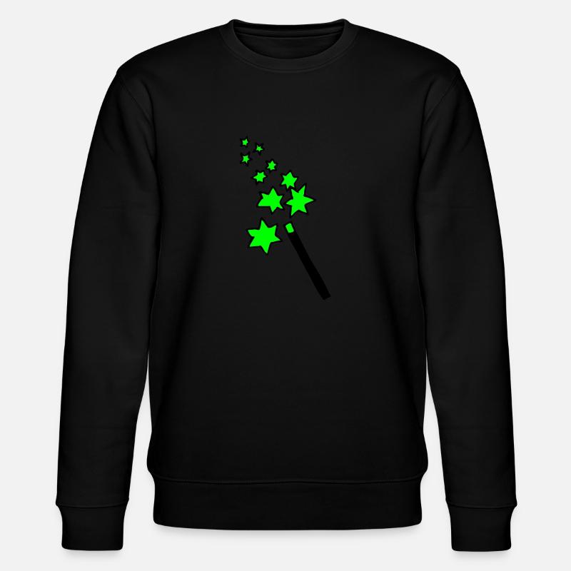 magic - wand - wizard - witch - Stanley/Stella CHANGER Unisex Organic Sweatshirt - black