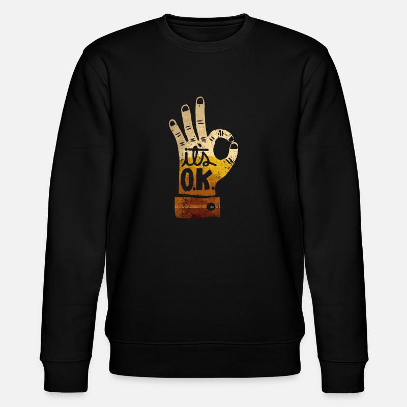 Citation graphique de motivation - Sweat bio CHANGER Stanley/Stella Unisexe - noir