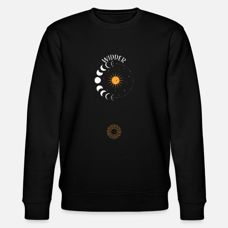 Widder - Astrology - Stanley/Stella Unisex Bio-Sweatshirt CHANGER  - Schwarz