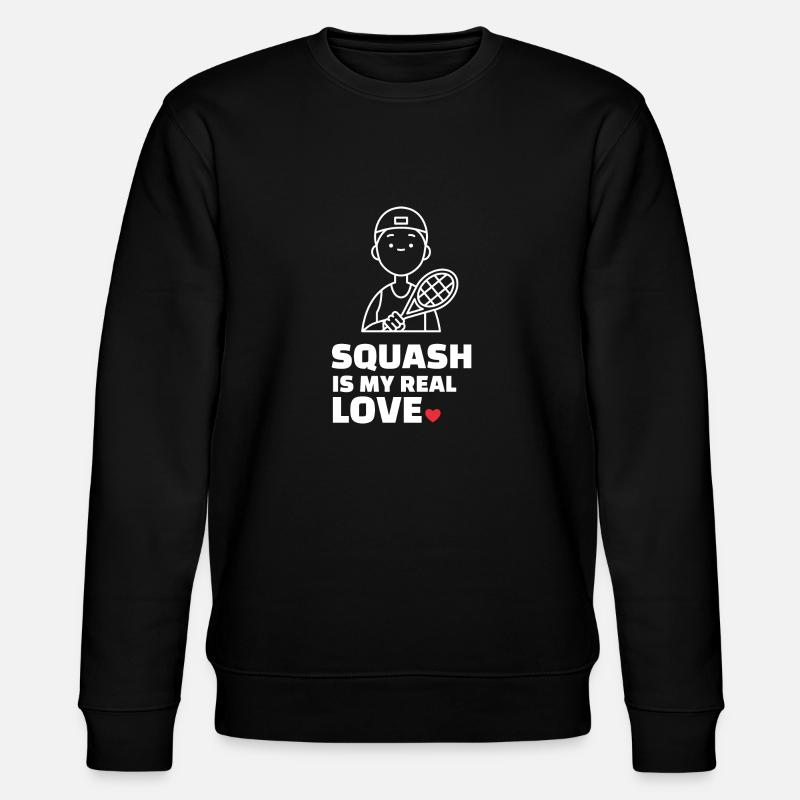 I love squash - Stanley/Stella CHANGER Unisex Organic Sweatshirt - black