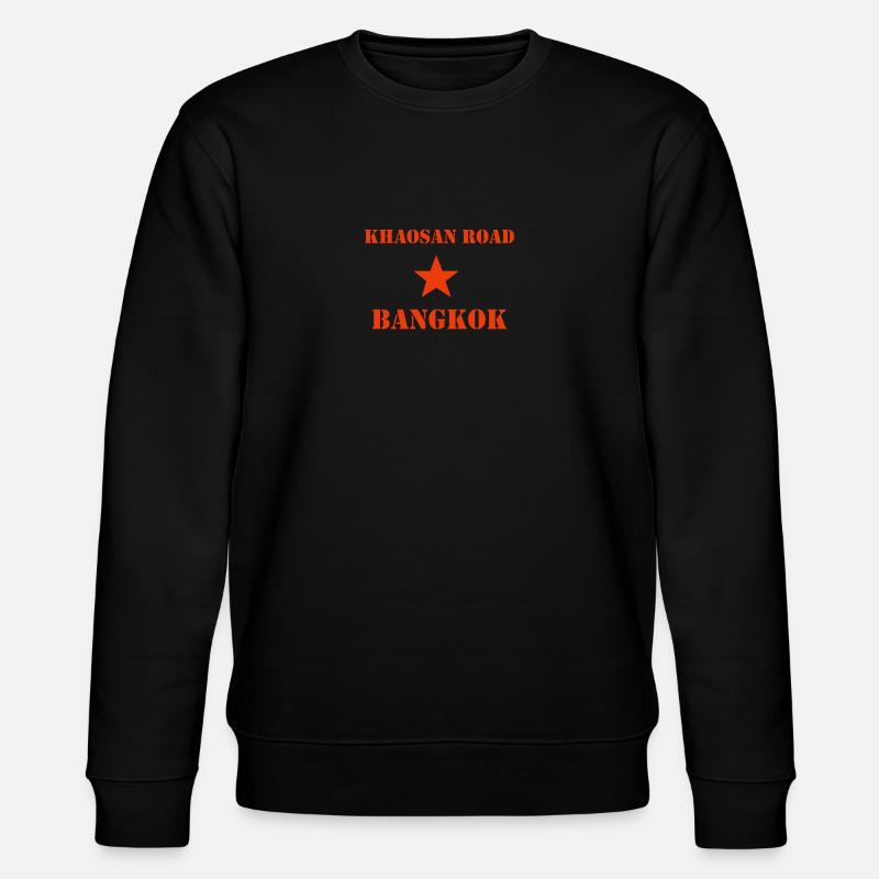 Bangkok - Stanley/Stella Unisex Bio-Sweatshirt CHANGER  - Schwarz