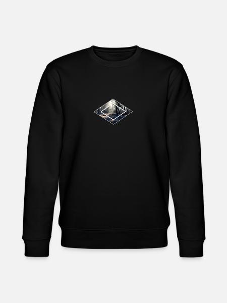 Waldische Waelder im Wald - Stanley/Stella Unisex Bio-Sweatshirt CHANGER - Schwarz