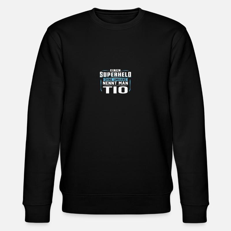 TIO Superheld - Stanley/Stella Unisex Bio-Sweatshirt CHANGER  - Schwarz