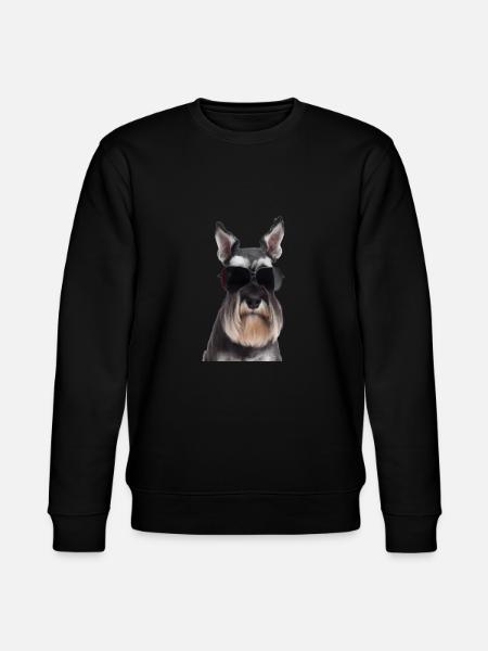 Miniature Schnauzer - Stanley/Stella Unisex Bio-Sweatshirt CHANGER  - Schwarz