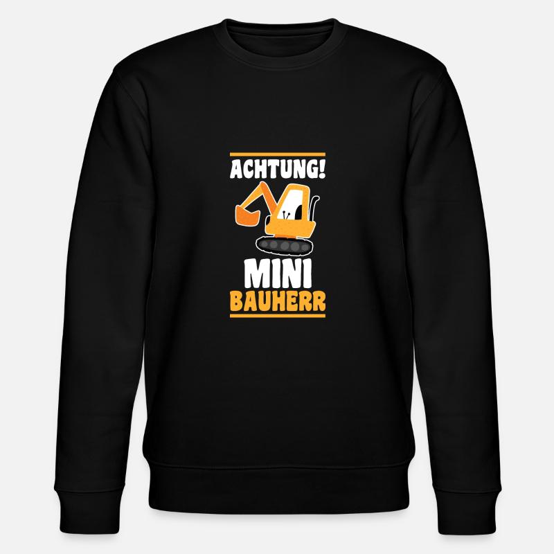 Bagger Bauherr - Stanley/Stella Unisex Bio-Sweatshirt CHANGER - Schwarz