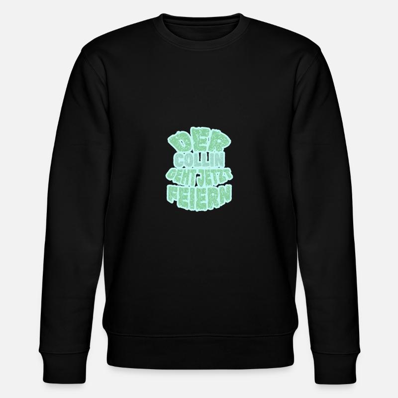 Feiern Collin - Stanley/Stella Unisex Bio-Sweatshirt CHANGER  - Schwarz