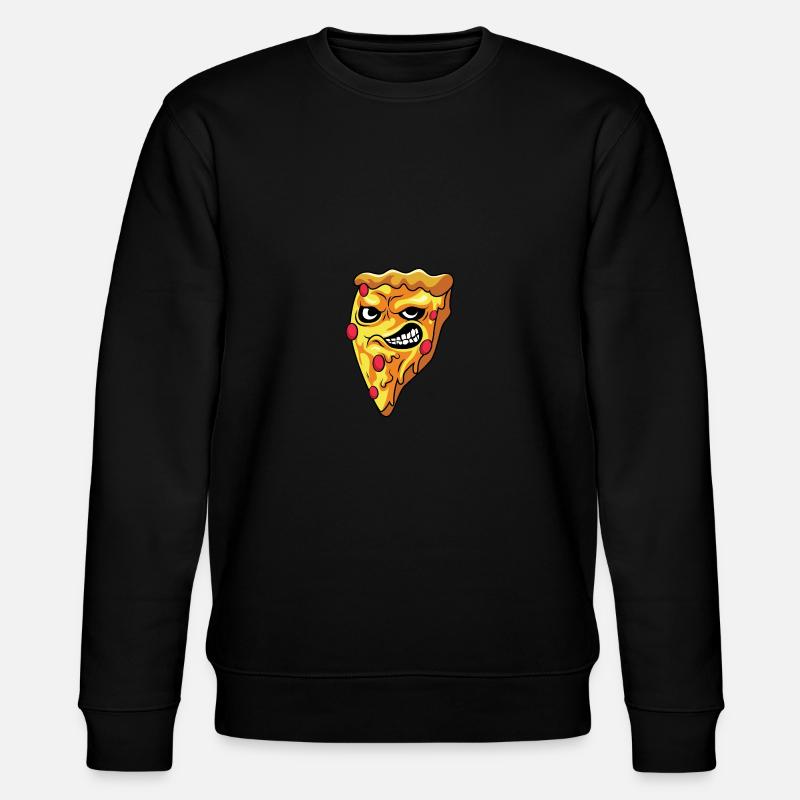 Cadeau gourmet Angry Pizza - Sweat bio CHANGER Stanley/Stella Unisexe - noir