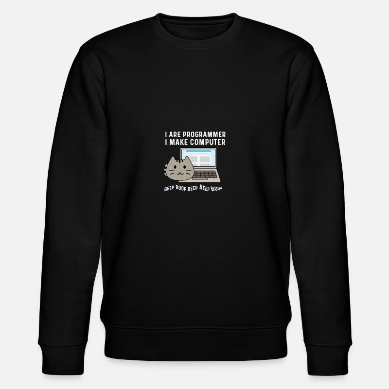 Sygnał dźwiękowy. Profesor informatyki Prezent - Ekologiczna bluza unisex Stanley/Stella CHANGER - czarny