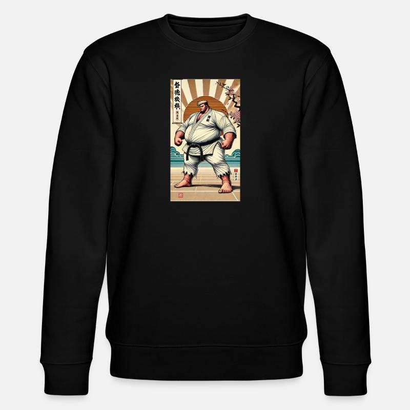Karate MEISTER - Stanley/Stella Unisex Bio-Sweatshirt CHANGER  - Schwarz