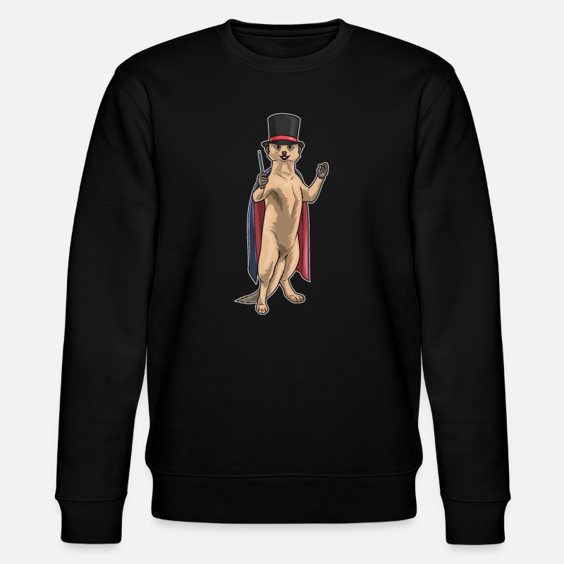 Baguette de sorcier suricate - Sweat bio CHANGER Stanley/Stella Unisexe - noir