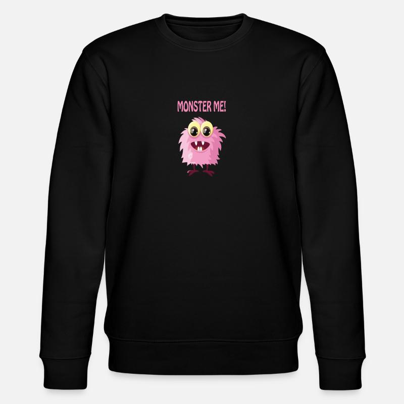 Monster me - Sayings Monster Collection - Stanley/Stella Unisex Bio-Sweatshirt CHANGER  - Schwarz