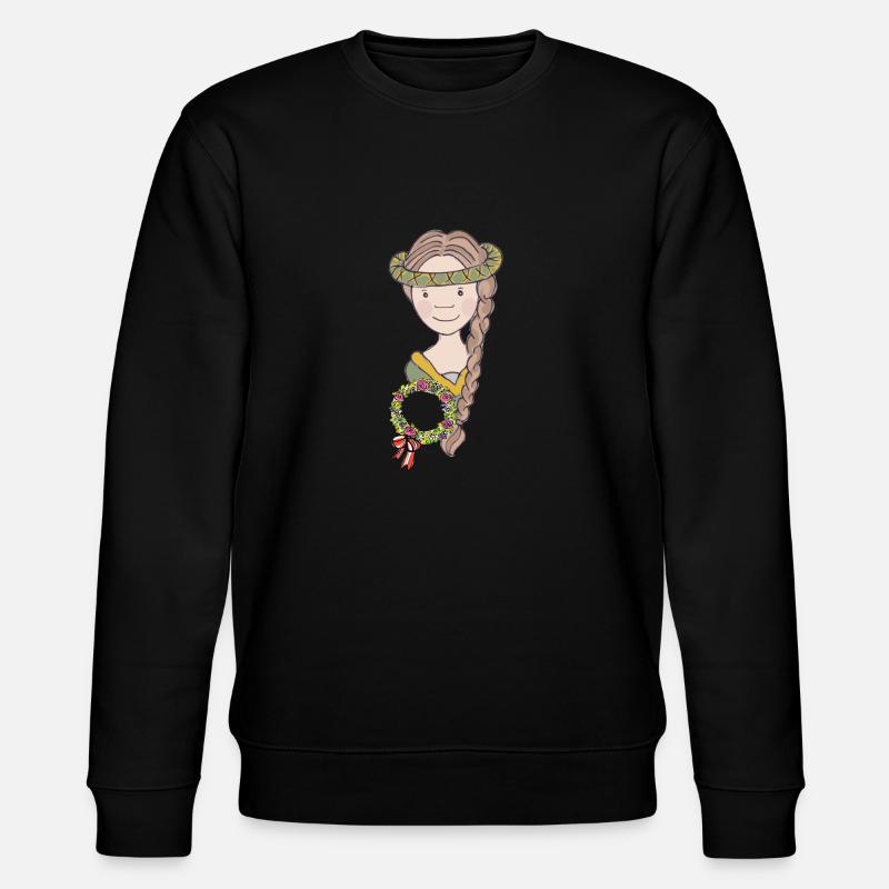 Mittelalter Mädchen - Stanley/Stella Unisex Bio-Sweatshirt CHANGER  - Schwarz