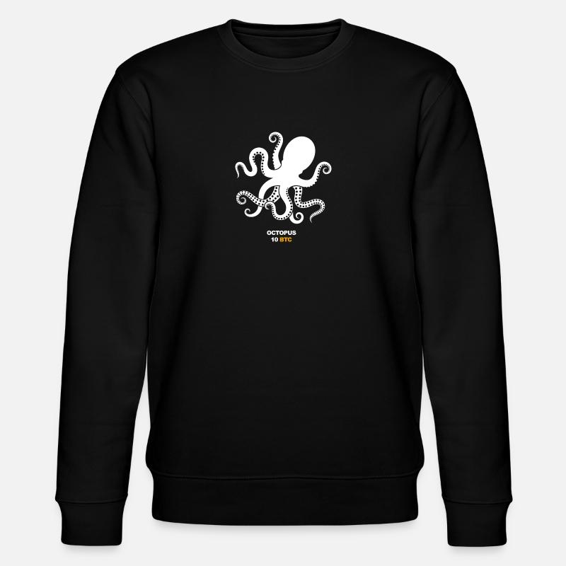 Octopus | 10BTC - Stanley/Stella Unisex Bio-Sweatshirt CHANGER  - Schwarz