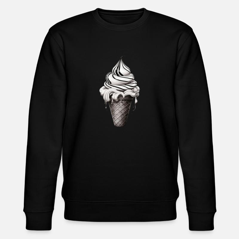 Eiscreme - Stanley/Stella Unisex Bio-Sweatshirt CHANGER  - Schwarz