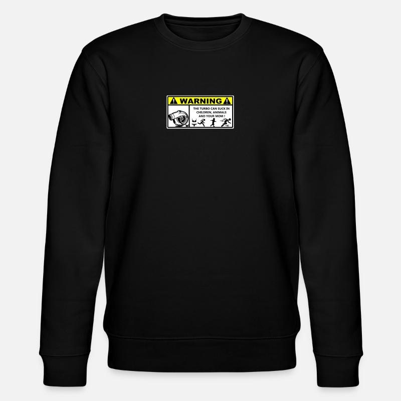 Avertissement Turbo Race - Sweat bio CHANGER Stanley/Stella Unisexe - noir