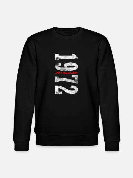 1972 geboren - Stanley/Stella Unisex Bio-Sweatshirt CHANGER - Schwarz