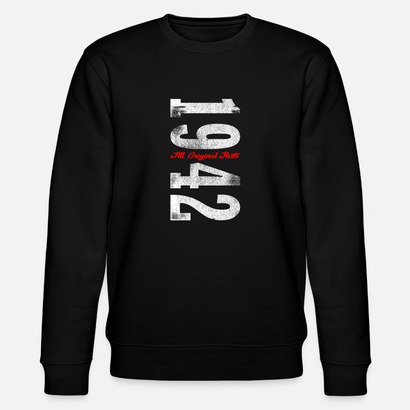 1942 - Stanley/Stella CHANGER Unisex Organic Sweatshirt - black