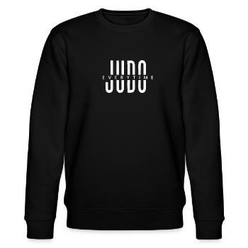 Judo Everytime - Stanley/Stella CHANGER Unisex Organic Sweatshirt - black - Front - Nik (191cm) & Marisol (170cm)