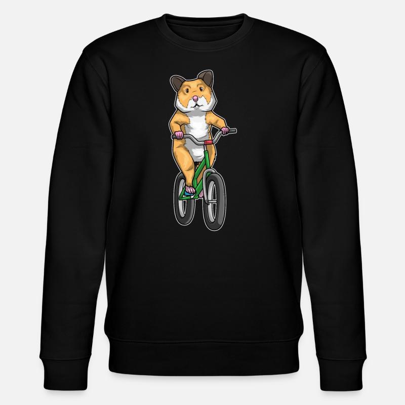 Vélo hamster - Sweat bio CHANGER Stanley/Stella Unisexe - noir