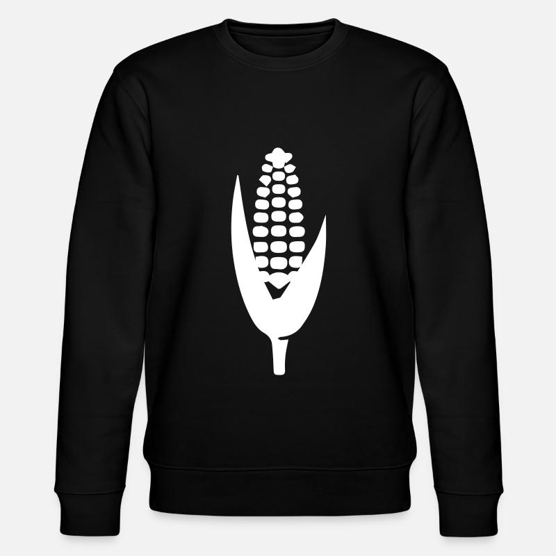 Corn symbol - Stanley/Stella CHANGER Unisex Organic Sweatshirt - black