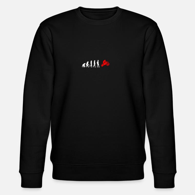 EVOLUTION moto motard moto-cross - Sweat bio CHANGER Stanley/Stella Unisexe - noir